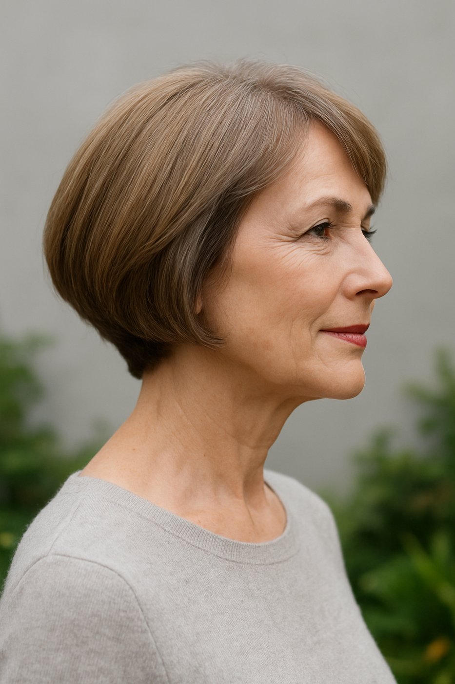 Classic Short Bob hairstyle for women over 50