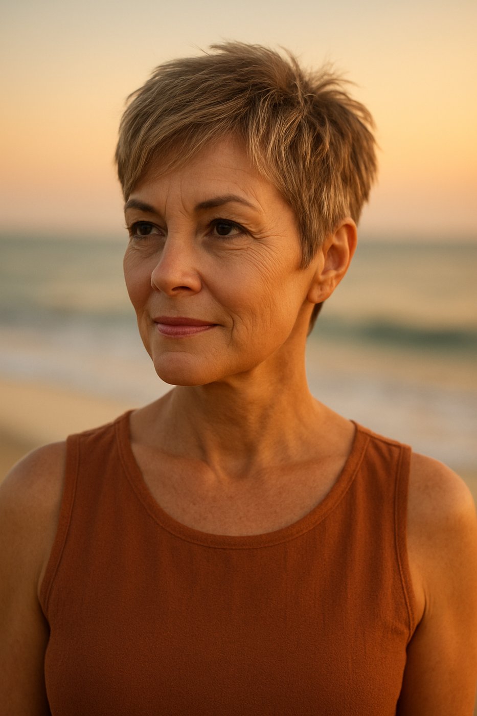 Bixie Cut hairstyle for women over 50