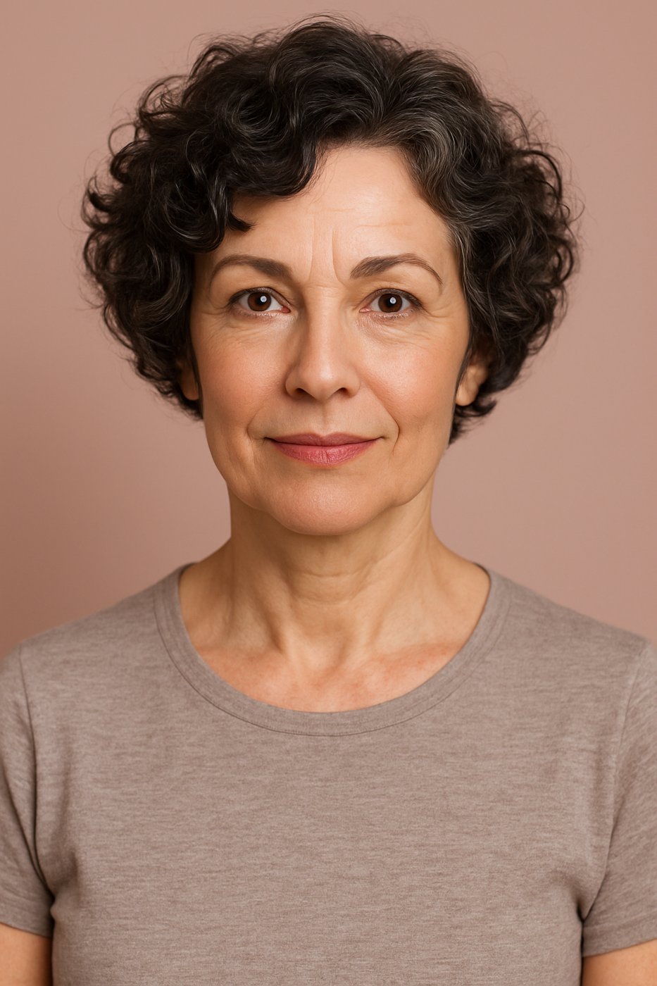 Short Curly Bob hairstyle for women over 50